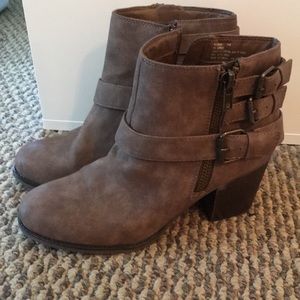 Madden Girl Brown Heeled Boots